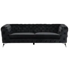 sofa-3-osobowa-welurowa-czarna-sotra-lumarko