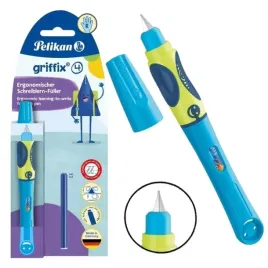 pioro-wieczne-ergonomiczne-pelikan-griffix-neon-fresh-blue-blister-820363