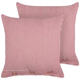 2-bawelniane-poduszki-dekoracyjne-w-paski-45-x-45-cm-czerwono-biale-aalita