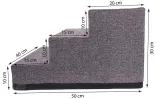 schody-dla-psa-30cm-3-stopnie-poszerzone-40cm-stan-nowy