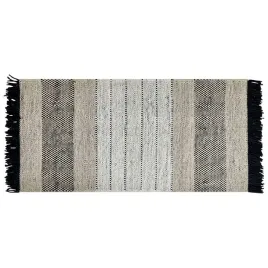 dywan-welniany-80-x-150-cm-bezowo-czarny-yazlik