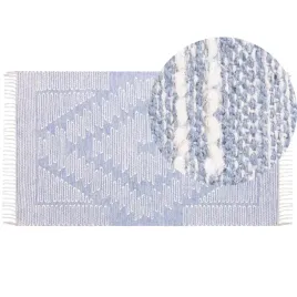 dywan-bawelniany-80-x-150-cm-niebiesko-bialy-ansar-lumarko