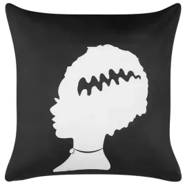 welurowa-poduszka-dekoracyjna-z-motywem-w-potwora-45-x-45-cm-czarna-z-bialy