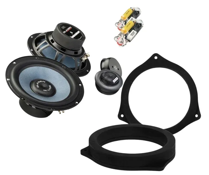gladen m165 3ohm BMW X5 E53 + DYSTANSE Xtreme Koszalin