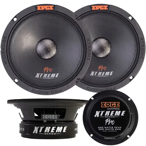 Głośniki XTREME EDGE EDXPRO6 165mm 99dB 300W RMS bardzo głośne