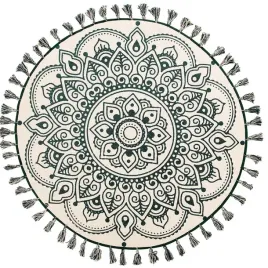 dywan-okragly-bawelniany-o-120-cm-orientalny-nadruk-kremowo-zielony-irice-l