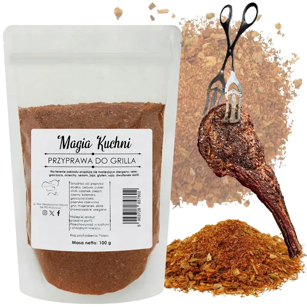 Przyprawa do GRILLA 100g AROMATYCZNA naturalna