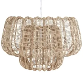 lampa-wiszaca-pleciona-papierowa-bezowa-saisi-lumarko