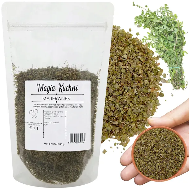 Majeranek 100g AROMATYCZNY suszony NATURALNY przyprawa do dań