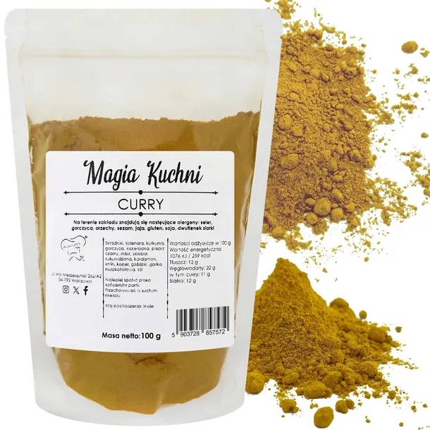 Curry INDYJSKA przyprawa NATURALNA 100g