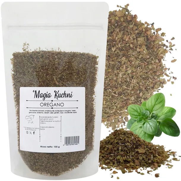 OREGANO SUSZONE 100g przyprawa liść ŚWIETNA JAKOŚĆ