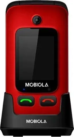 TELEFON DLA SENIORA BABCI DZIADKA DUŻE KLAWISZE MOBIOLA MB610 SOS Z KLAPKĄ