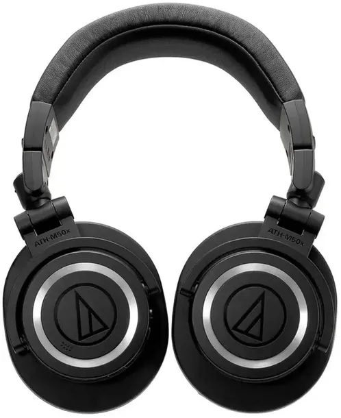 audio-technica-ath-m50xbt2-sluchawki-bluetooth-cechy-dodatkowe-etui-ochronne-mikrofon-odpinany-kabel-skladana-konstrukcja-wbudowane-przyciski-sterujace