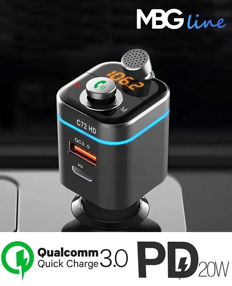 transmiter-fm-bluetooth-5-0-ladowarka-qc-4-0-pd20w-stan-nowy