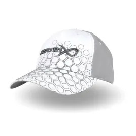 czapka-matrix-hex-print-baseball-cap-white