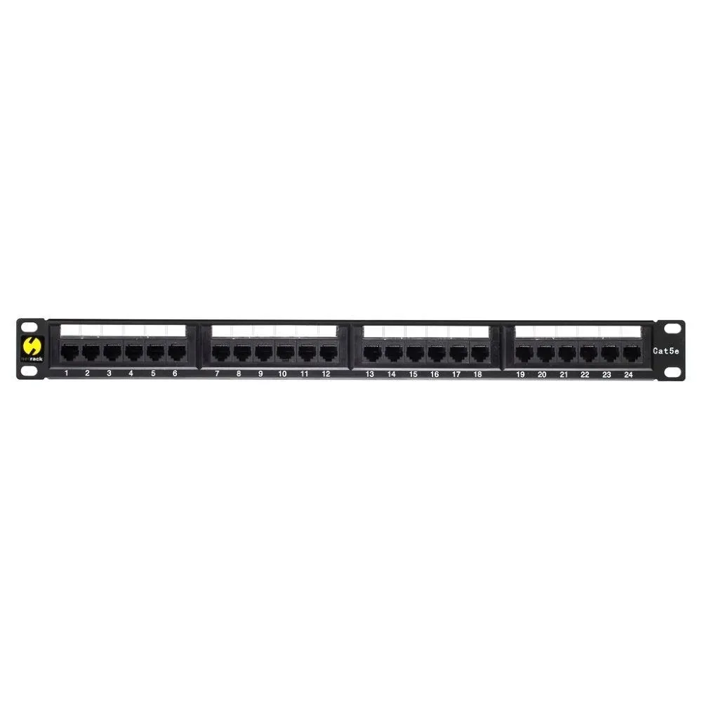 patch-panel-19-netrack-1u-24-porty-kat-5e-utp-z-polka-stan-nowy