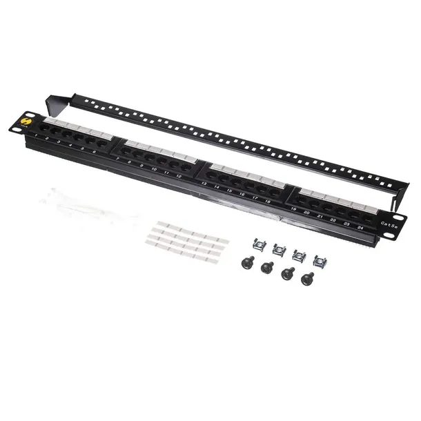 patch-panel-19-netrack-1u-24-porty-kat-5e-utp-z-polka-stan-opakowania-oryginalne