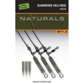 zestaw-fox-naturals-submerge-heli-rig-leaders-40lb
