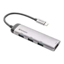 hub-usb-verbatim-multi-port-4x-usb-3-0-1x-usb-c
