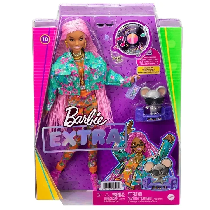 mattel-barbie-lalka-extra-warkoczyki-akcesoria-stan-nowy