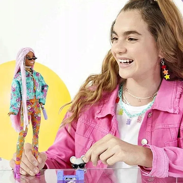mattel-barbie-lalka-extra-warkoczyki-akcesoria-stan-nowy