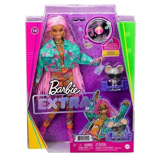 mattel-barbie-lalka-extra-warkoczyki-akcesoria-stan-nowy-bohater-inny