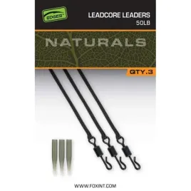 zestaw-fox-naturals-leadcore-leaders-50lb-3szt