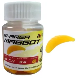 przyneta-pstragowa-mikado-m-area-maggot-34mm-cheese-16szt