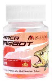 przyneta-pstragowa-mikado-m-area-maggot-34mm-orange-16szt