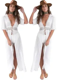 dluga-tunika-plazowa-biala-sukienka-damska-maxi-koronka-wiazana-boho-l-40