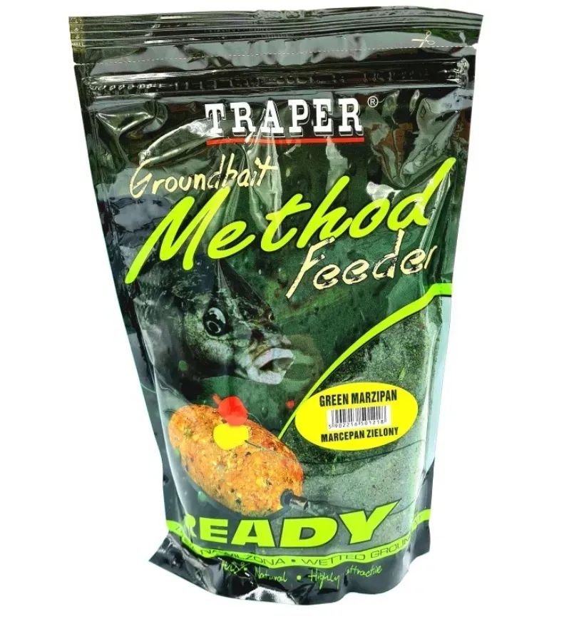 traper-method-feeder-ready-750g-marcepan-zielony
