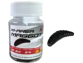 przyneta-pstragowa-mikado-m-area-maggot-34mm-black-16szt