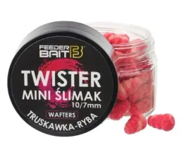 przyneta-feeder-bait-mini-slimak-wafters-truskawka-and-ryba