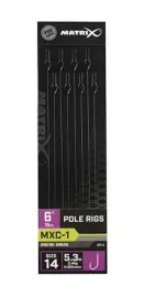 przypon-matrix-mxc-1-standard-pole-14-barbless-0165mm-15cm
