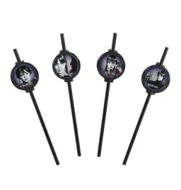 slomki-papierowe-z-medalionami-wednesday-196cm-8-szt-sroda-slomka-mroczne