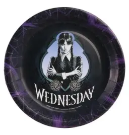 talerzyki-papierowe-wednesday-8-szt-23-cm-talerzyk-halloween-urodziny