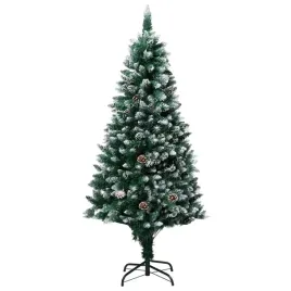 sztuczna-choinka-z-szyszkami-i-bialym-sniegiem-180-cm