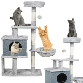 drapak-dla-kota-legowisko-wieza-drzewko-budka-wysoki-szary-sizal