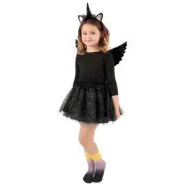 stroj-czarny-jednorozec-spodniczka-opaska-skrzydla-halloween-karnawal