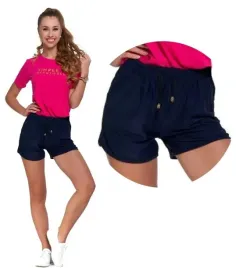 szorty-damskie-spodenki-na-lato-granatowe-r-xxl