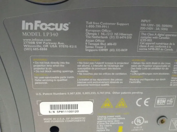 projektor-infocus-lp340-kolor-szary