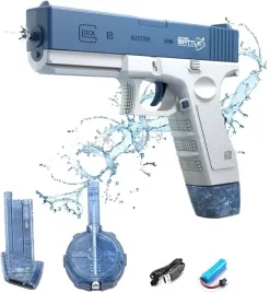elektryczny-automatyczny-pistolet-na-wode-dwa-magazynki-glock-niebieski