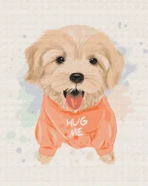 malowanie-po-numerach-paint-it-psi-kumpel-40x50