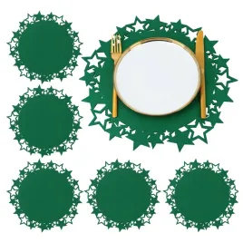 podkladki-pod-talerze-6szt-zielone-gwiazdki-filc-ozdoby-swiateczne-na-stol