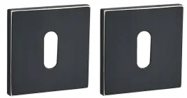 kuchinox-rozeta-kwadratowa-slim-6mm-czarna-matowa-zlota-na-klucz