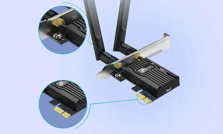 karta-sieciowa-tp-link-archer-tx55e-stan-opakowania-oryginalne