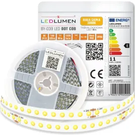 tasma-led-cob-24v-5m-neon-mocna-140-diod-m-1320lm-m-linia-pasek-8mm-3000k
