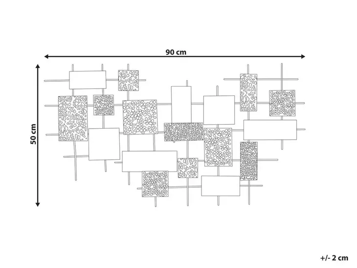 dekoracja-scienna-zlota-astatine-stan-nowy-wysokosc-produktu-50-cm