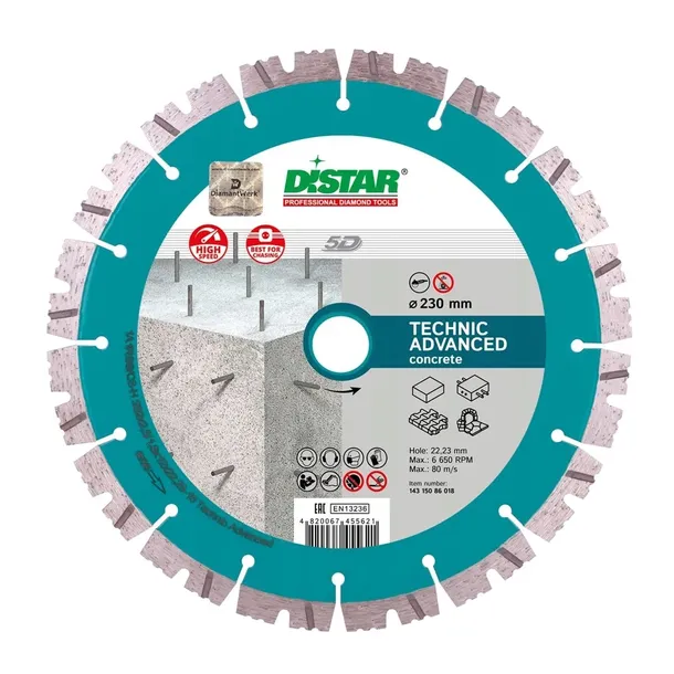 tarcza-diamentowa-distar-125x222-mm-technic-advanced-marka-distar