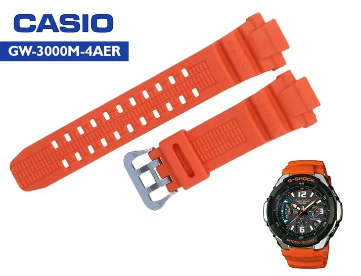 Pasek CASIO GW-3000M-4A pomarańczowy oryginał